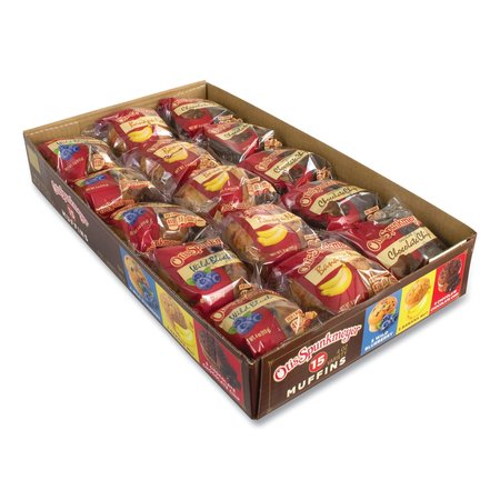 OTIS SPUNKMEYER Muffins Variety Pack, Assorted Flavors, 4 oz Pack, PK15 737470